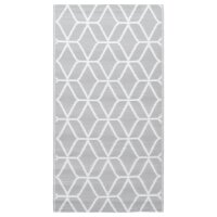 vidaXL Outdoor-Teppich ARAKIL Grau 120x180 cm PP Grau 310421