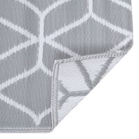 vidaXL Outdoor-Teppich ARAKIL Grau 120x180 cm PP Grau 310421