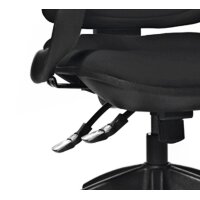 Topstar Drehstuhl orthoSedis 40 bzw. Sitzmöbel schwarzer Bezug G20 & schwarzes Drehkreuz OS40QG20