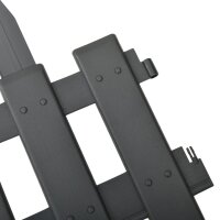 vidaXL Rasenkanten 25 Stk. Anthrazit 10 m PP Anthrazit 314683