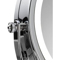 kela Spiegel Kosmetikspiegel 17,5cm Chrom Vergrößerung ausziehbar Valeria 20643