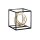 FH Tischleuchte Gisi schwarzes und goldfarbenes Metall LED 50413 25x25 cm