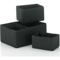 kela Korb schwarz Set 5-teilig Rimossa Korb-Set 21780