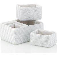 kela Korb weiß Set 5-teilig Rimossa Korb-Set 21781