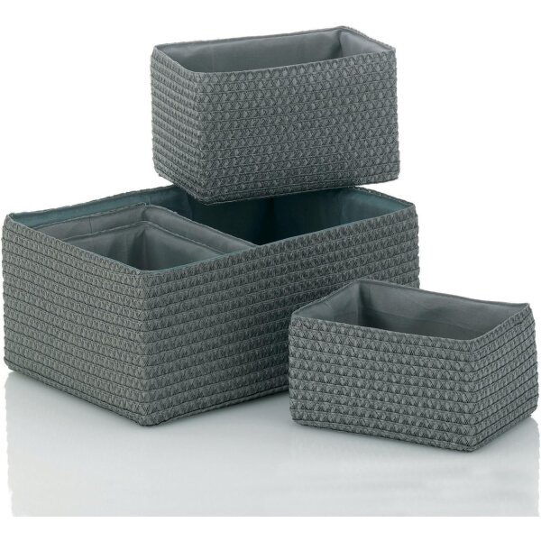 kela Korb grau Set 5-teilig Rimossa Korb-Set 21783
