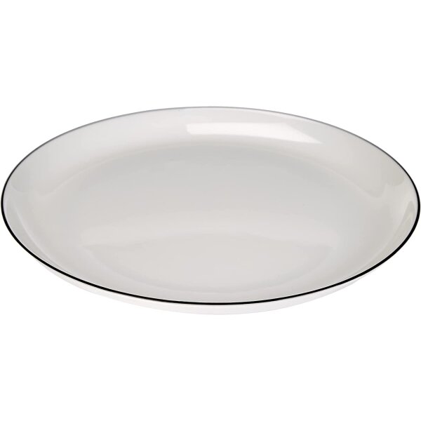 Seltmann Frühstücksteller weiß Lido Black Line