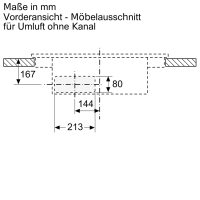 Siemens Induktionskochfeld 80 cm mit Dunsthaube EH875BE15E