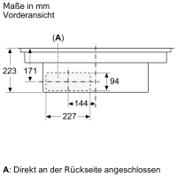 Siemens Induktionskochfeld 80 cm mit Dunsthaube ED877FQ25E
