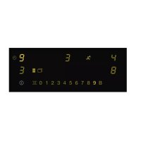 Miele Kochfeld KMDA7473FR-U integrierter Abzug Ceranfeld autark Dunsthaube schwarz Edelstahl #1