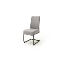 MCA Schwingstuhl  Esteli grau 2er-Set  Gestell schwarz...