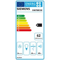 Siemens EH675BE15E Kochfeld 60 cm mit integrierter Dunsthaube