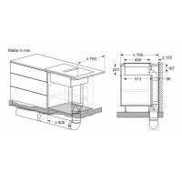 Siemens EH675BE15E Kochfeld 60 cm mit integrierter Dunsthaube