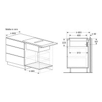 Siemens EH675BE15E Kochfeld 60 cm mit integrierter Dunsthaube