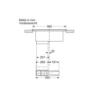Siemens EH675BE15E Kochfeld 60 cm mit integrierter Dunsthaube