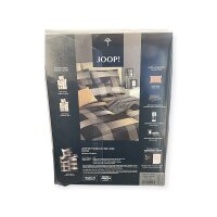 JOOP! Bettwäsche 135x200 Mako Satin grau beige 4108/7