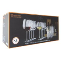 Spiegelau & Nachtmann Gläserset Vivendi 12-teilig Rotwein Weißwein Longdrink Kristallglas