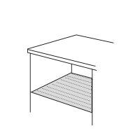 kela Schubladenmatte Einlegematte 4er Set 150x50 cm  Soletta transparent 390166
