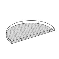 kela Schubladenmatte Einlegematte 4er Set 150x50 cm  Soletta transparent 390166