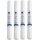 kela Schubladenmatte Einlegematte 4er Set 150x50 cm  Soletta transparent 390166