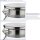 Kela Kanne Luna Edelstahl Borosilikatglas 1,75 Liter Durchm. 12 cm 12536 Universalkanne