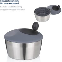 Kela Salatschleuder Romy Edelstahl s/s 304 Durchm. 24,5 cm H: 11,5 cm 12149