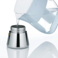 Kela Espressobereiter 6 Tassen Ferrara Edelstahl 300 ml 10899