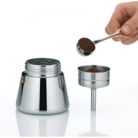 Kela Espressobereiter 6 Tassen Ferrara Edelstahl 300 ml 10899