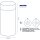 Kela Gewürzgläser Gewürzstreuer 6-teilig Fidelis Glas Edelstahl 70 ml 2,5 + 5 mm 10859