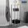 Kela Regal Glas 4 Etagen silber 40 x30 x 107 cm Lars 18051