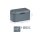 kela Brotkasten Frisca grau Metall  - ca.  30 x 18 cm 12844