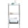 Kela Regal Glas 3 Etagen silber 40 x30 x 76 cm Lars 18100