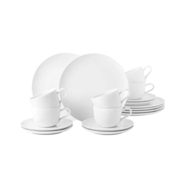 Seltmann  Kaffeeservice 18-teilig Liberty Uni weiß