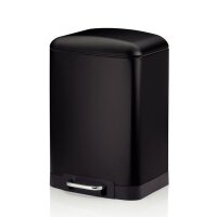 kela Mülleimner Davino 6l Treteimer schwarz 22x20x32...