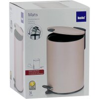 kela Kosmetikeimer Mats rosa 17 cm 3l Silent Close 23617 wolkenrosa