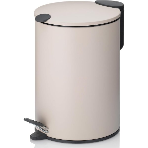 kela Kosmetikeimer Mats beige 17 cm 3l Silent Close 23619