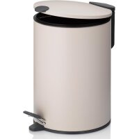 kela Kosmetikeimer Mats beige 17 cm 3l Silent Close 23619