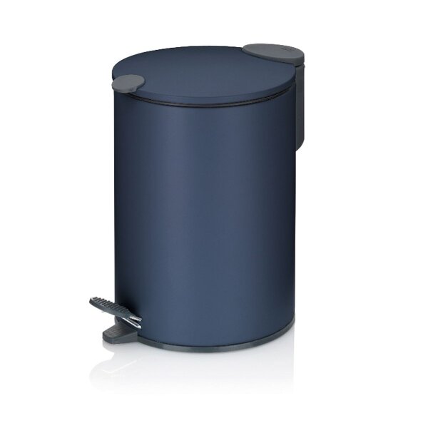 kela Kosmetikeimer Mats blau 17 cm 3l Silent Close 23657 tiefseeblau