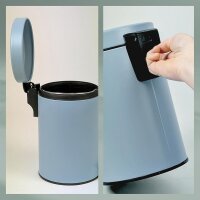 kela Kosmetikeimer Monaco blau17cm 3l 24290 frostblau