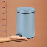 kela Kosmetikeimer Monaco blau17cm 3l 24290 frostblau