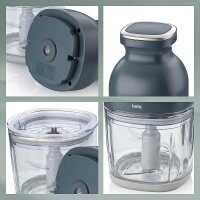 kela Zerkleinerer elektrisch Mixer grau 800 ml Split mit...