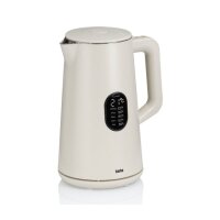 kela  Wasserkocher Santos 1,5 L creme LED-Display 10137