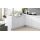 Interliving Küche Serie 3022 mit gorenje Einbaugeräten Weiß & Lava Hochglanz – Stellfläche ca. 185 x 380 cm