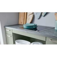 nobilia® Einbauküche Cascada mit SIEMENS-Elektrogeräten Schilf & Verso - dreizeilig