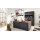 Interliving Küche Serie 3100 mit AEG Einbaugeräten Schwarz & Quarzgrau – zweizeilig