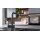 Interliving Küche Serie 3042 mit SIEMENS Einbaugeräten Quarzgrau & Eiche Graphitsilber – zweizeilig