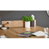 Interliving Küche Serie 3043 mit gorenje Einbaugeräten Weiß & Vulkaneiche – Stellfläche ca. 365 x 258 cm