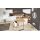 Interliving Küche Serie 3043 mit gorenje Einbaugeräten Weiß & Vulkaneiche – Stellfläche ca. 365 x 258 cm