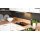 Interliving Küche Serie 3043 mit gorenje Einbaugeräten Weiß & Vulkaneiche – Stellfläche ca. 365 x 258 cm