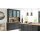 Interliving Küche Serie 3044 - Buffetschrank Graphit & Kernbuche – Breite ca. 150 cm