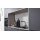 Interliving Küche Serie 3101 mit SIEMENS Einbaugeräten Schwarz & Beton – zweizeilig